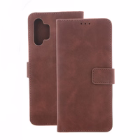 Smart Velvet ümbris jaoks Xiaomi Redmi 15C 4G EU / 15C 5G EU (173.16 x 81.06 x 8.2 mm) brown