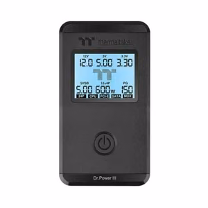 Must Thermaltake Dr. Power III toiteploki tester