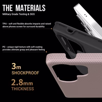 Perfectionists Triangle Ümbris Samsung S918 S23 Ultra 5G roosa kuldne