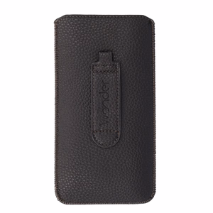 Чехол-пауч Wonder Deko (размер L) для iPhone 13 Mini/12 Mini/SE 2020/2022/7/8 шоколадный
