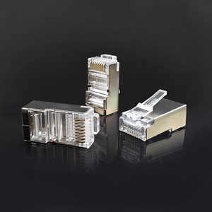 Qoltec 54556 RJ45 Modulaarne Pistik CAT6 FTP Kullatud Kontaktid 100 tk.