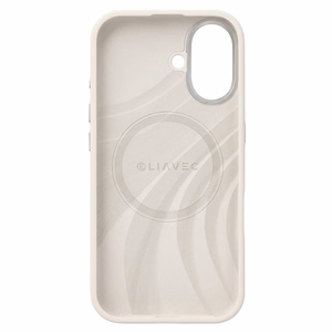 Liavec Silky ümbris metallist kaamera raamiga Iphone 17 jaoks beež