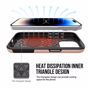 Vmax Triangle case for iPhone 14 Pro 6,1" rose gold