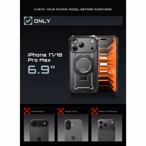 Supcase UB Grip Mag MagSafe ümbris iPhone 18 Pro Max / 17 Pro Max – must