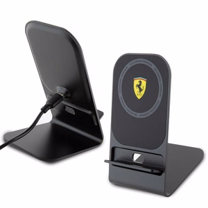Ferrari беспроводная зарядка FEMFBMALK 15Вт чёрный/чёрный 2023 Collection MagSafe