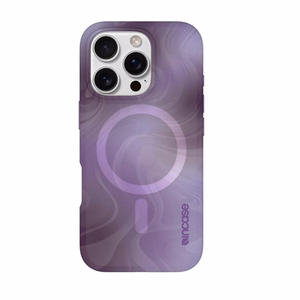 Incase Halo Case MagSafe'i toega ümbris iPhone 16 Pro-le, Oil Slick Lilac värvitoonis