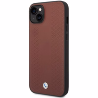 Ümbris BMW BMHCP14S22RFGR iPhone 14 6.1" Burgundy/burgundy Leather Diamond Pattern