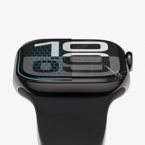 Tech-Protect Glass Flex+ Hybrid Glass 2-pack for Apple Watch 10 42mm - Black