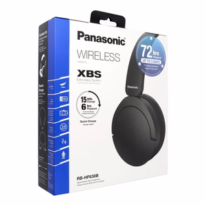 Mustad juhtmevabad kõrvaklapid PANASONIC RB-HF630BE-K ENC-ga