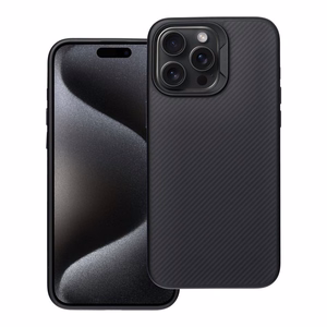 Ümbris jaoks iPhone 15 PRO MAX Carbon Elite Mag Cover compatible with MagSafe must