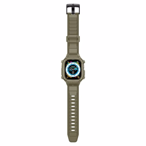 Spigen Rugged Armor Pro - rihm koos ümbrisega Apple Watch Ultra 49 mm (Vintage Khaki)