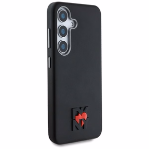 DKNY Leather Heart of NY Ümbris jaoks Samsung Galaxy S25 - Must