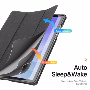 Чехол Dux Ducis Domo для Samsung X210 X215 X216 Tab A9 Plus 11.0 X230 X235 X236 Tab A11 Plus 11.0 чёрный