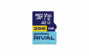 Goodram memory card Rival M2AA Micro SDXC 256GB UHS-I U3 A2 V30 170 / 120 MB/s