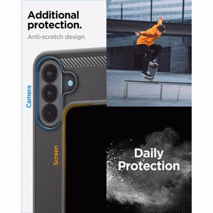 Spigen Rugged Armor ümbris Galaxy A37 5G matt must