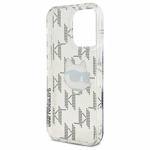 Karl Lagerfeld IML Choupette Head Electroplated iPhone 16 Pro Max Ümbris - Clear