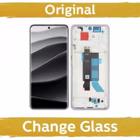 LCD ekraan ühilduv Xiaomi Redmi Note 14 Pro 5G raamiga / Midnight must / (Uuendatud: Hiina)