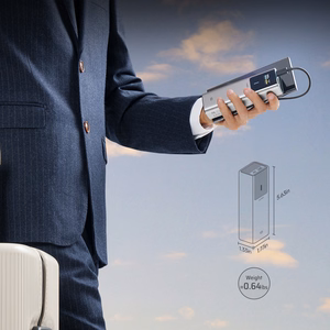 CUKTECH CKPB100PGLBL akupank, 10000 mAh, 150 W, USB-C / USB-A, hall