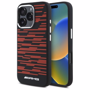 AMG Silicone Graphics MagSafe Ümbris jaoks iPhone 16 Pro Max - must