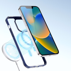 Dux Ducis Clin2 ümbris iPhone 14 Plus'ile magnetiline MagSafe kate sinine
