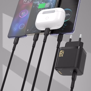 Dudao A28C 45W GaN Wall Laadija + USB-C Kaabel - must