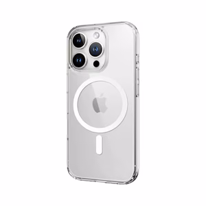 Rock Crystal Series Magnetic Ümbris jaoks Iphone 16 Plus läbipaistev
