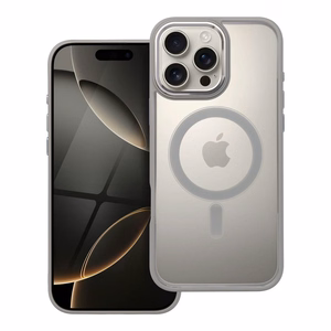 Чехол для iPhone 16 PRO MAX Color Edge Mag Cover совместимый с MagSafe титаново-серый