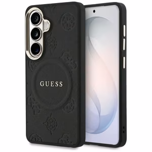 Guess ümbris Saffiano Peony Embossed Ring MagSafe Samsung Galaxy S26 must