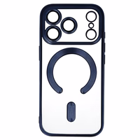 metallik MagSafe Ümbris jaoks Iphone 17 Pro Max sinine