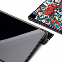 Ümbris Reach Smart Leather Samsung X110/X115 Tab A9 8.7/X130/X135 Tab A11 8.7 graffiti