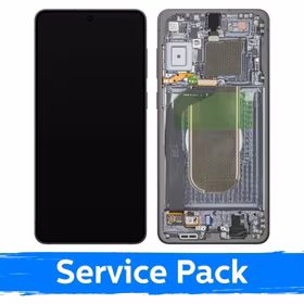 LCD ekraan ühilduv Samsung S937 S25 Edge raamiga / Titanium Silver / (Service Pack)