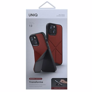 Uniq Transforma MagSafe korpus iPhone 13-le - punane