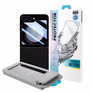 Benks Warrior HD karastatud klaas Samsung Galaxy Z Flip 6 jaoks, must