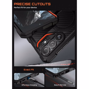 Supcase UB Grip Mag MagSafe ümbris Samsung Galaxy S26 Ultra jaoks - must