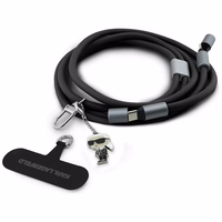 Universaalne rihmaga kaabel Karl Lagerfeld CBDY Ikonik Charm USB-C/USB-C must