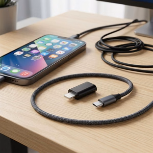 Adapter Type C to Lightning Blue Star - must