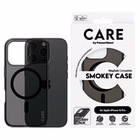 CARE by PanzerGlass Flagship Ümbris iPhone 16 Pro 6.3"" smoke/smokey MagSafe 1350