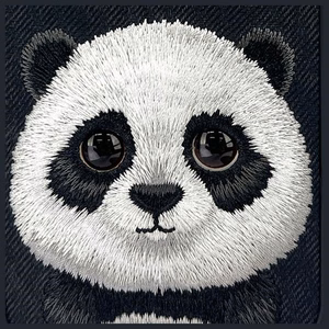 Nimmy Big Eyed Pet 2.0 Panda ümbris jaoks iPhone 15 - must
