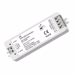 V3 LED Controller jaoks RGB, 12-24V, 3x 4A