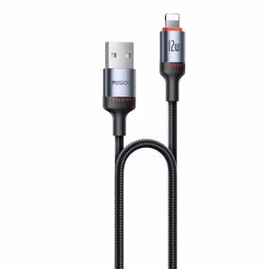 YESIDO KAABEL CA129L 12W TYPE-C/LIGHTNING 1,2M 2A must