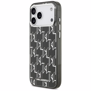 Karl Lagerfeld IML KL Monogram MagSafe Ümbris jaoks iPhone 17 Pro Max - Must
