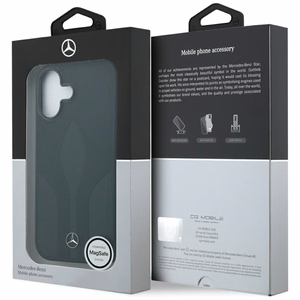 Mercedes Leather The Move MagSafe ümbris jaoks iPhone 17 - must