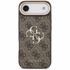 GUESS ümbris jaoks IPHONE 17 Air GUHCP17M4GMGCBR (PU W/ Big 4G Classic Logo) kuldne brown