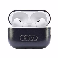 Audi Leather Big Logo AirPods Pro 2 cover must/must AU-APP2-GT/D3-BK