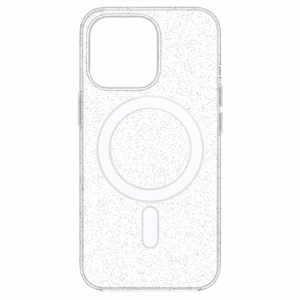 Прозрачный чехол Tel Protect MagSilicone для iPhone 15 Pro Max с блёстками