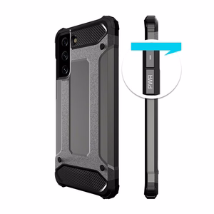 Hybrid Armor Case прочный защитный чехол для Samsung Galaxy S22+ (S22 Plus) чёрный