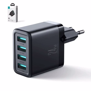 Laadija Joyroom JR-TCN03 must 24W (4xUSB)