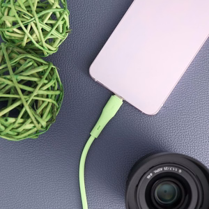 Кабель USB C to USB C Forcell F-Energy QC4.0 PD 5A 100W Silicone 1 m C347 зелёный