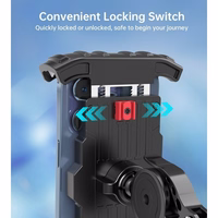 Bike phone hoidja Choetech H067 must