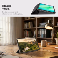 Spigen Smart Fold ümbris Samsung Galaxy Tab A9 / A11 jaoks - must